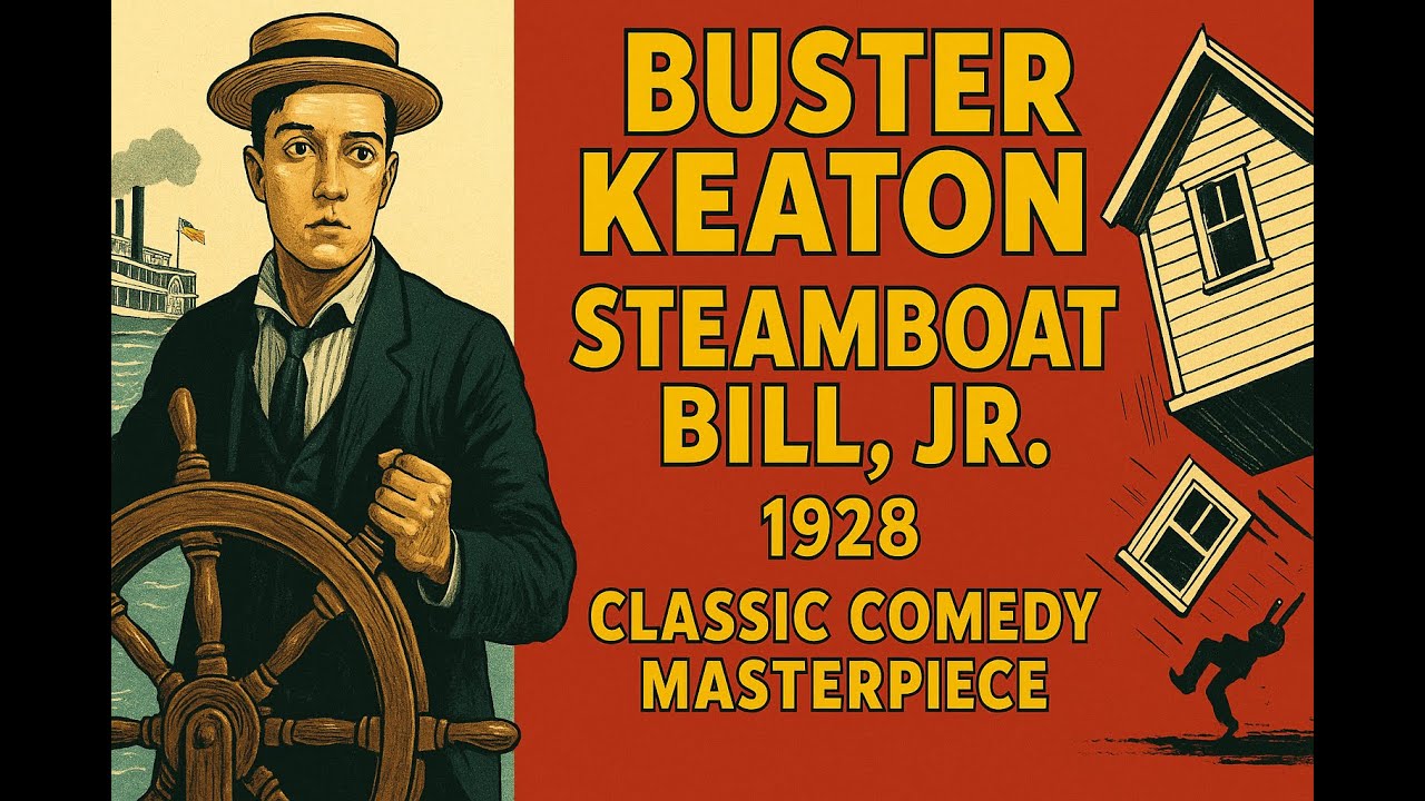 Steamboat Bill, Jr. (1928) | Buster Keaton Silent Comedy | Full Movie in HD