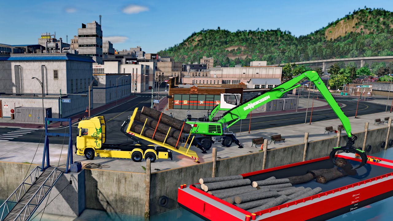 FS25 - Map Hutan Pantai 041 - Forestry, Farming and Construction - LS25