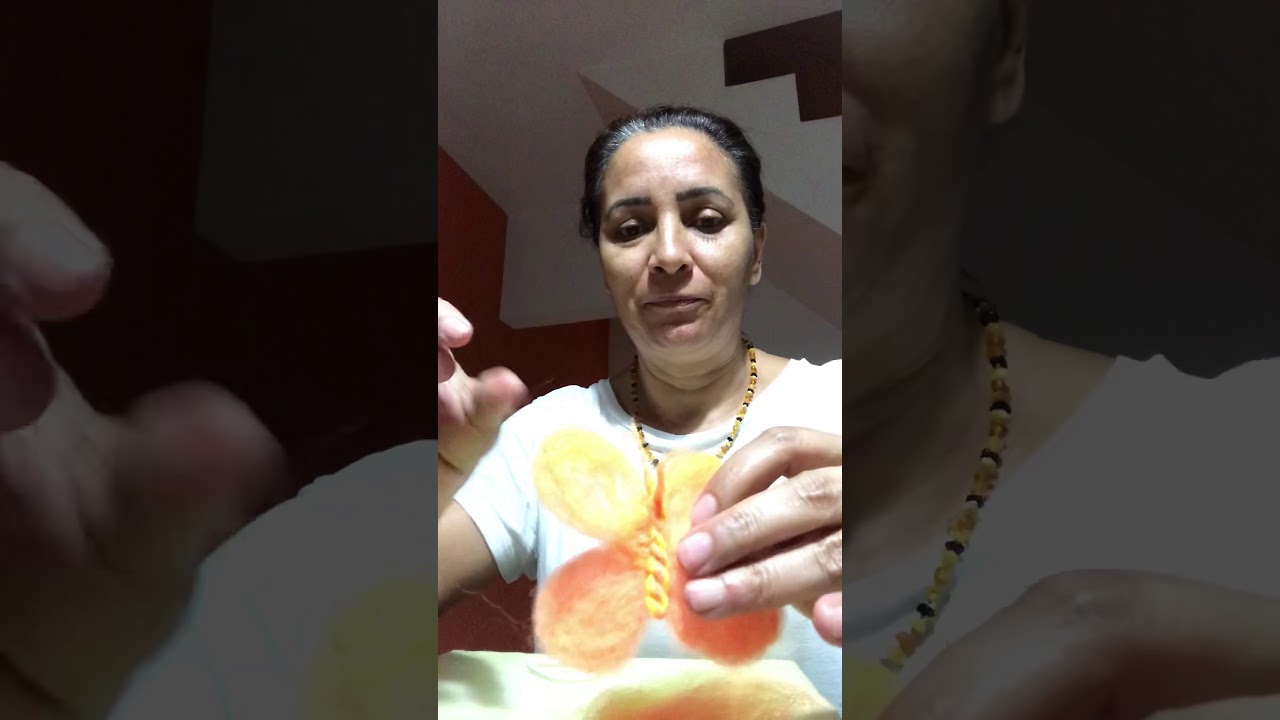 Borboleta de l&atilde; cardada