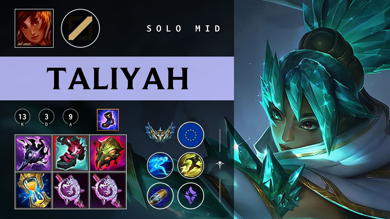 Taliyah Mid vs Yone - EUW Challenger Patch 26.04