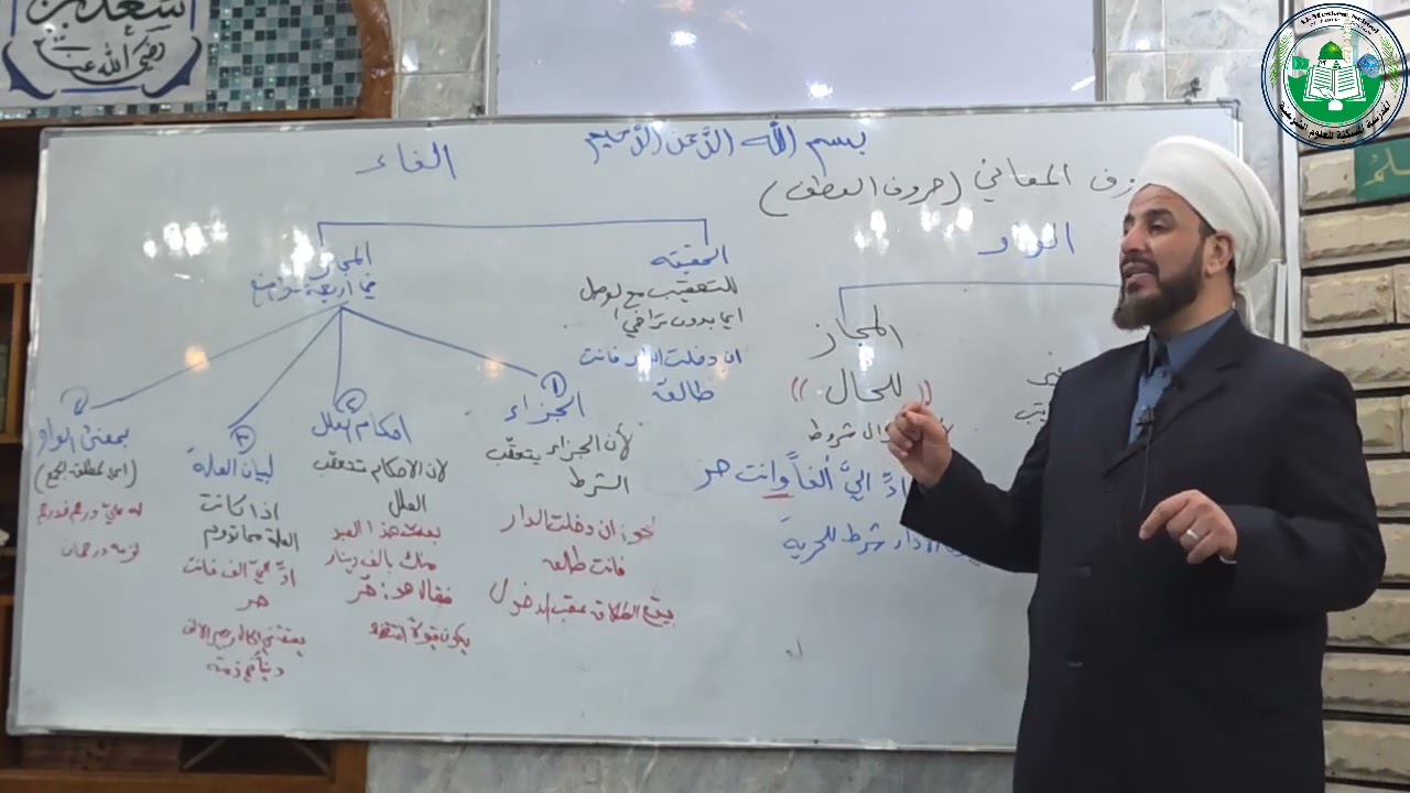 (٢٠) حروف المعاني، (الواو والفاء)، شرح مبادئ الأصول، د. احمد الحربي 