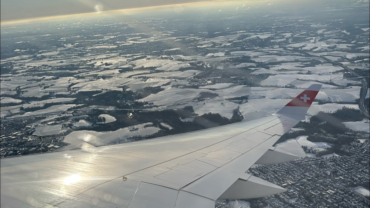 Swiss 1017 Landing in Zurich (ZRH)
