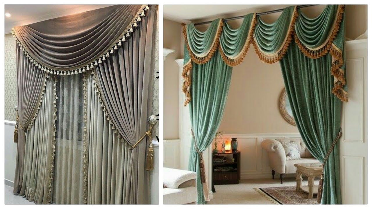 Stylish And classic Chiffon Curtains Designs