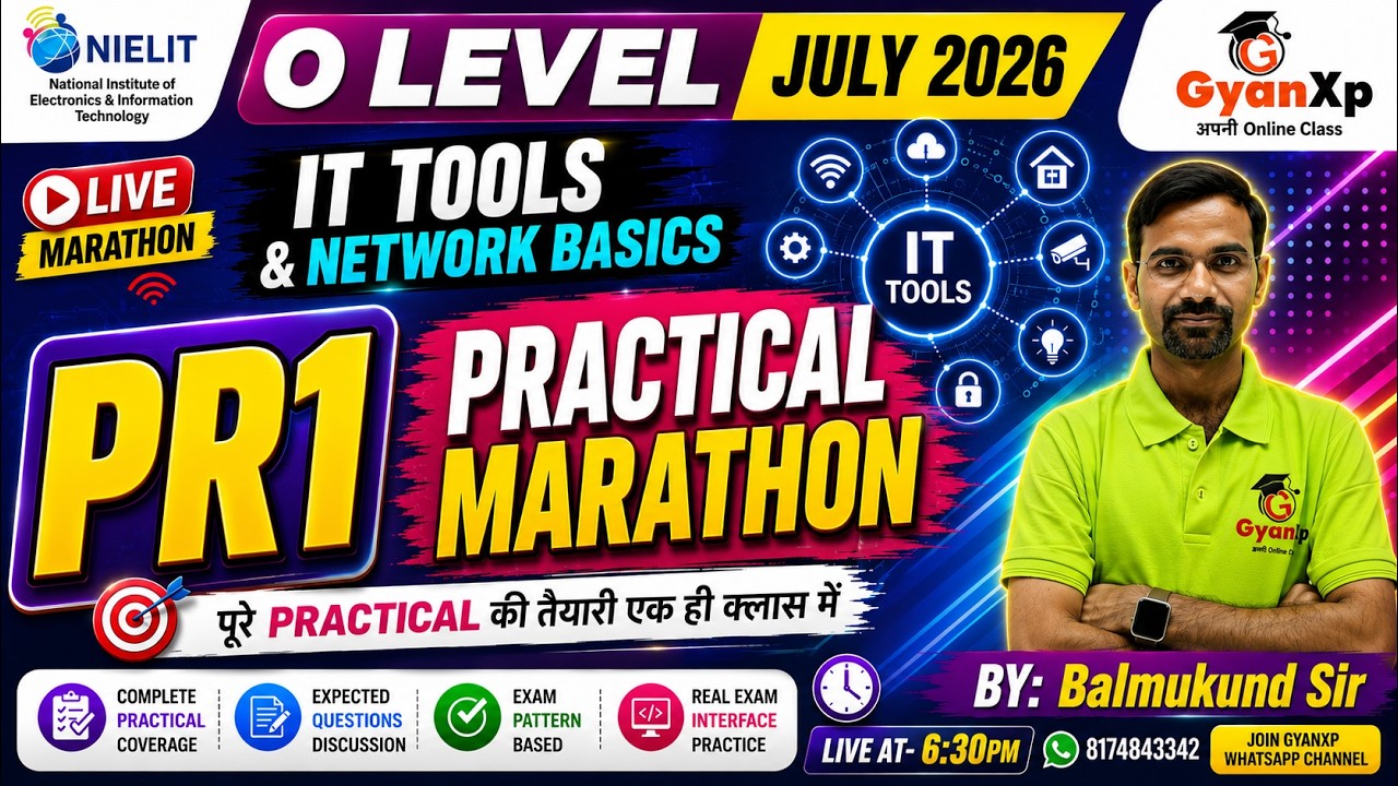 PR1 Practical Marathon | O Level July 2026 | Complete Practical in One Class | GyanXp