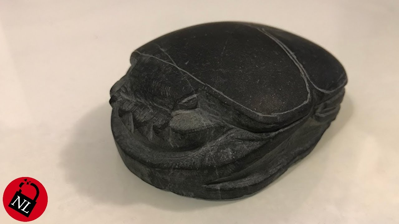Egyptian Scarab Rock Carving