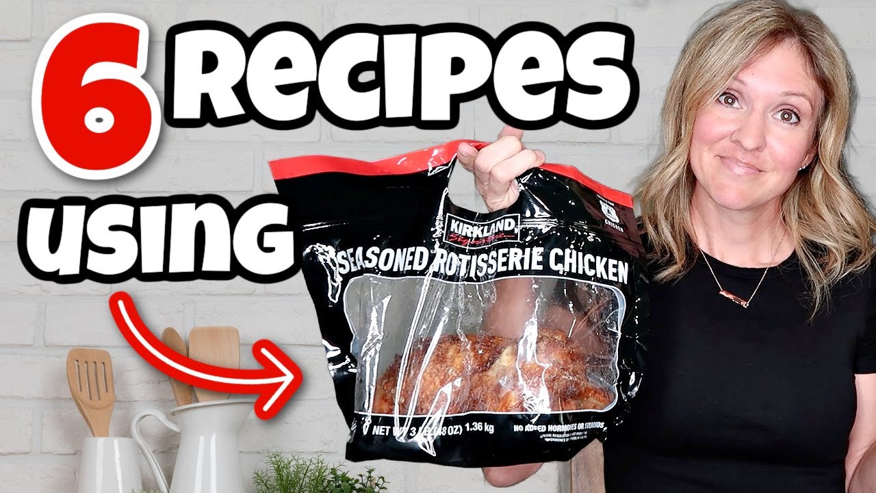 6 Meals From a $5 Costco Rotisserie Chicken | 5 AMAZING Chicken Dinner Recipes