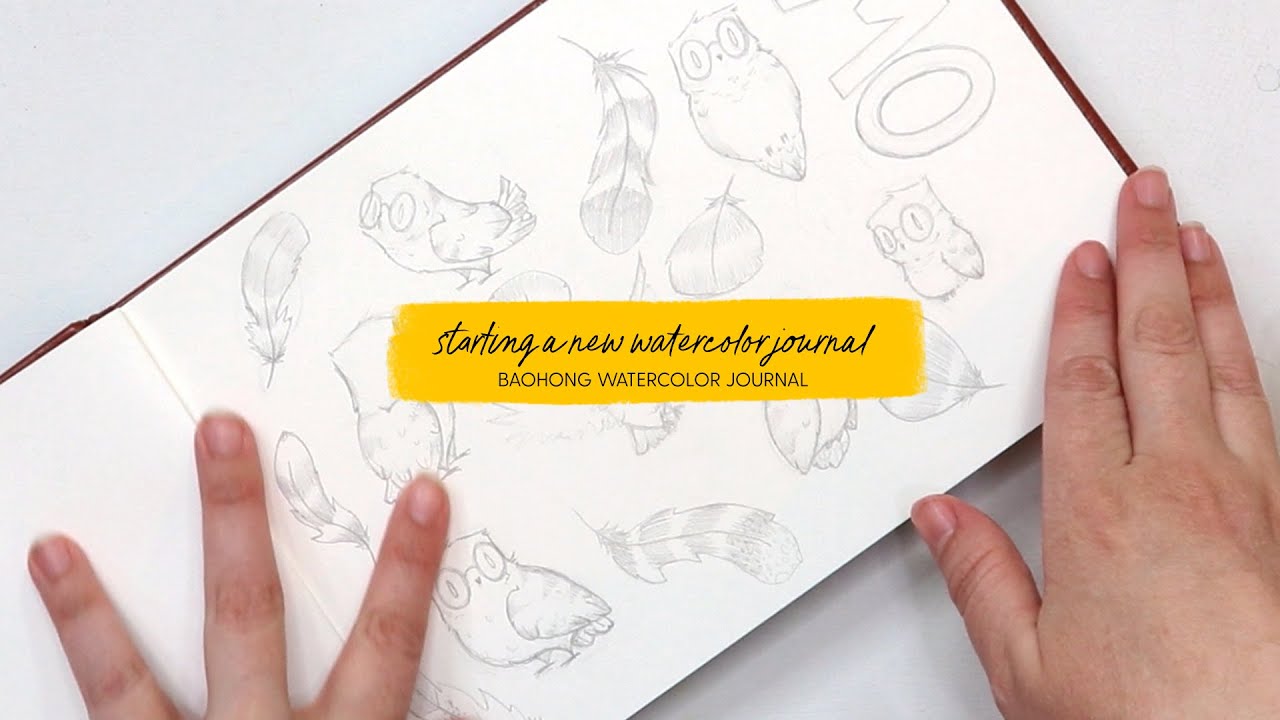 Starting a New Watercolor Journal