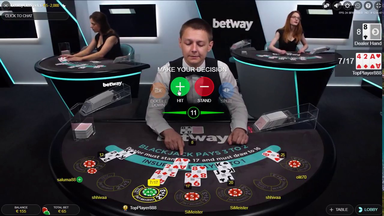 200€ Live BlackJack - Could we beat the Dealer???