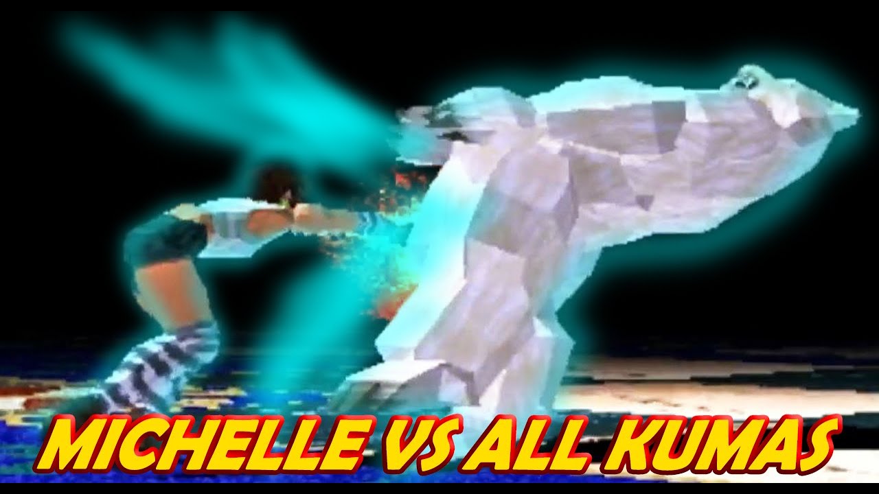 [TAS] Michelle Chang VS All Kumas - Tekken 2 (Requested)