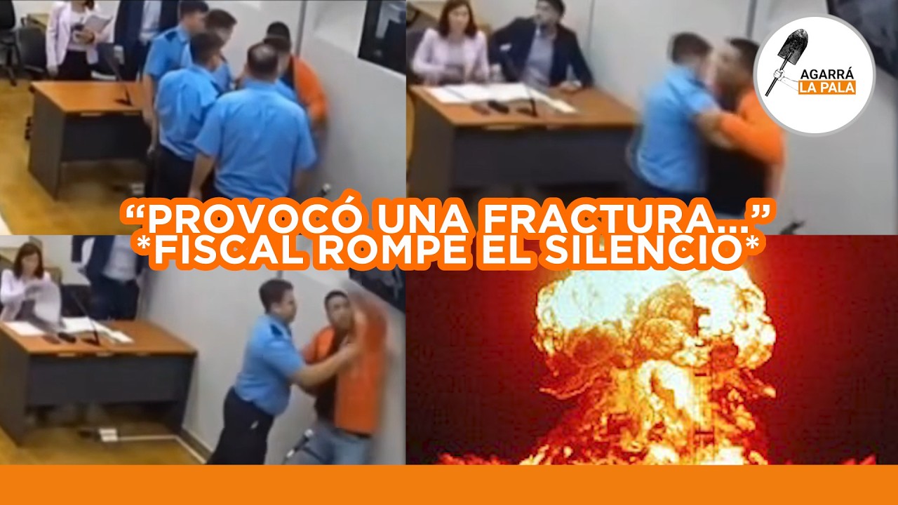 EL FISCAL QUE CASI TERMINA SIENDO AGREDIDO POR UN PRESO ROMPIÓ EL SILENCIO: “PROVOCÓ UNA FRACTURA