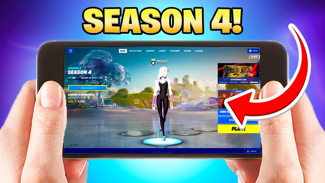 Как скачать Fortnite Mobile на iOS и Android! (4 сезон)