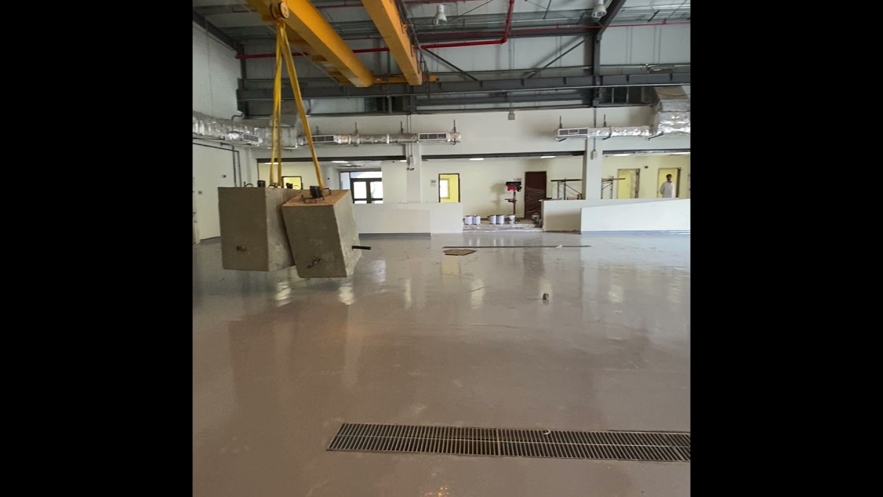 Abus 5ton DG EOT Crane Load Testing using concrete blocks  In Saudi Arabia