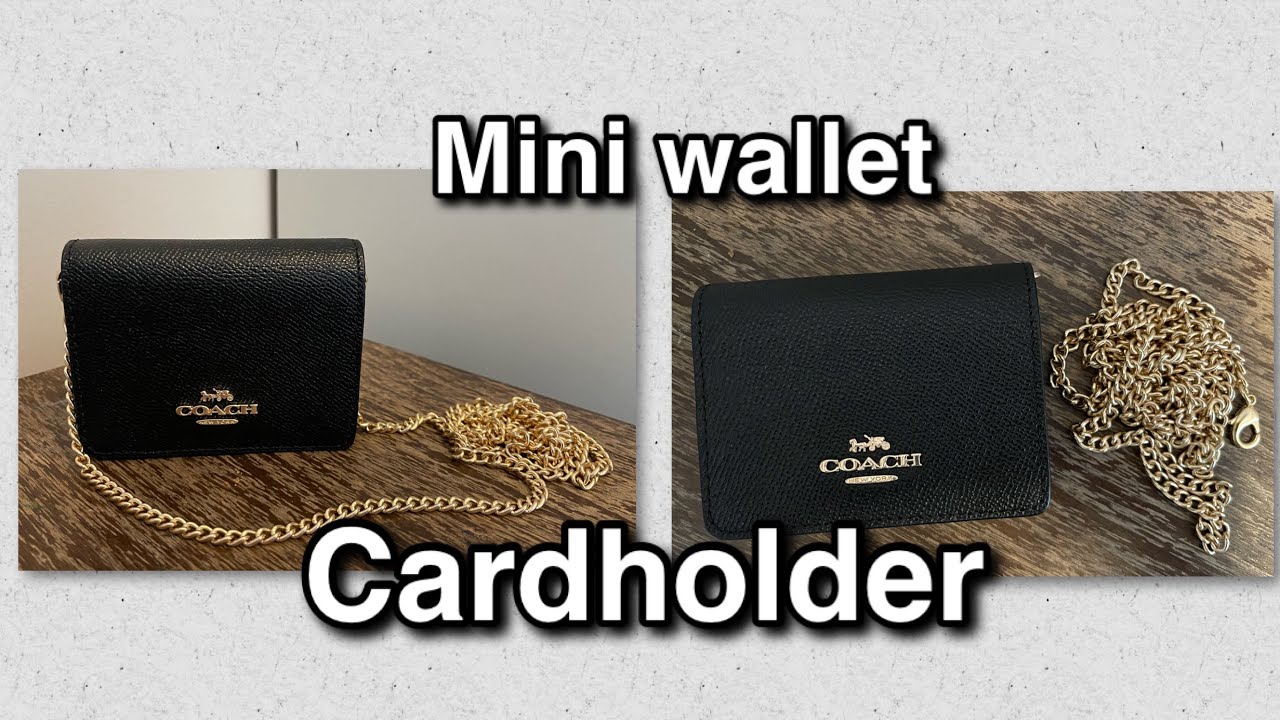 Coach Mini Wallet on a Chain / Mini Crossbody bag