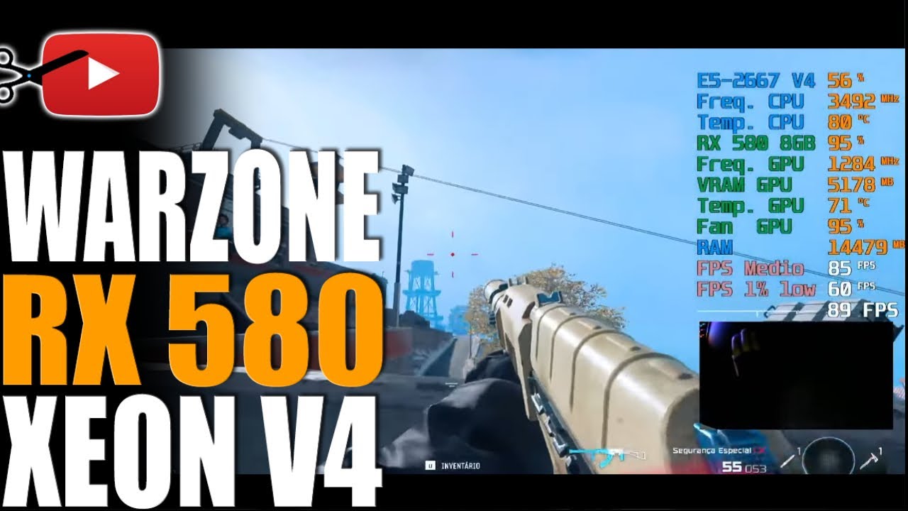 🔴 LIVE - WARZONE 5 | E5 2667 V4 + RX 580 8GB 2048 SP | MLLSE | XEON E5-2667 V4 | X99 | VERDANSK