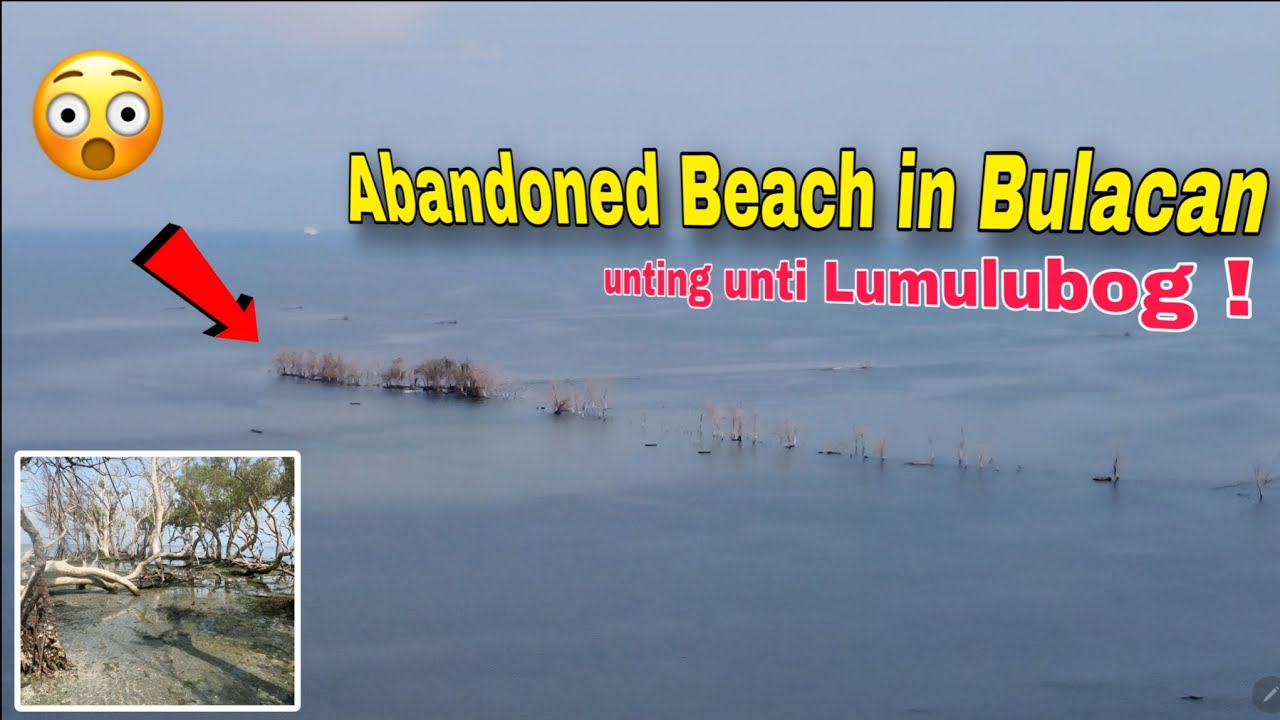 Abandoned Beach in Bulacan unting unting Lumulubog ! Aroma Beach - Town Proper of Hagonoy Bulacan