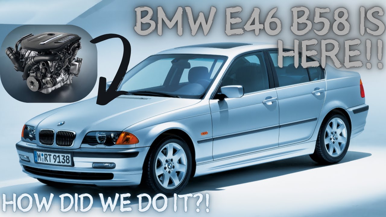 How To Install A Powerful B58 Engine Into A BMW #E46 With These Amazing Brackets!