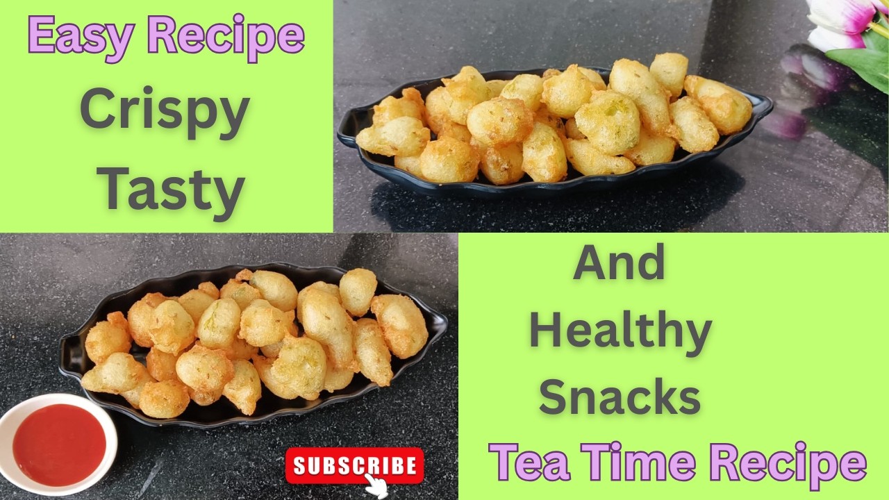 Crispy Tasty And Healthy Snacks ! Easy Recipe! Tea Time Recipe 