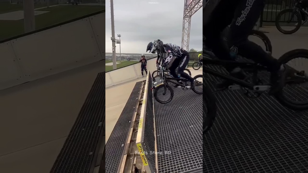 BMX racing আতটাও সহজ নয়! 😱 । Cristiano Ronaldo । Cr7 ।