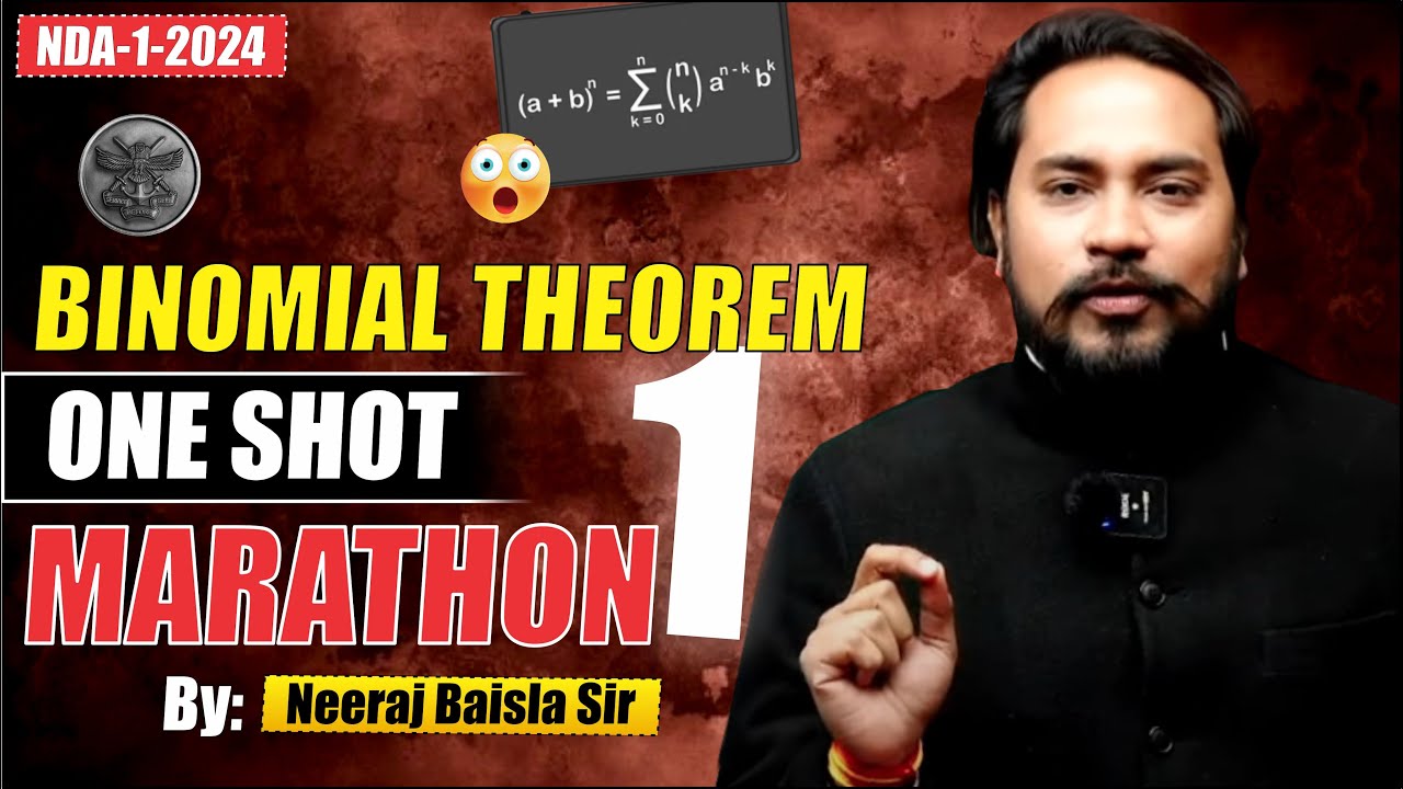 NDA-1-2024 | BINOMIAL THEOREM ONE SHOT MARATHON🔥🔥🔥 | BY: COACH SIR