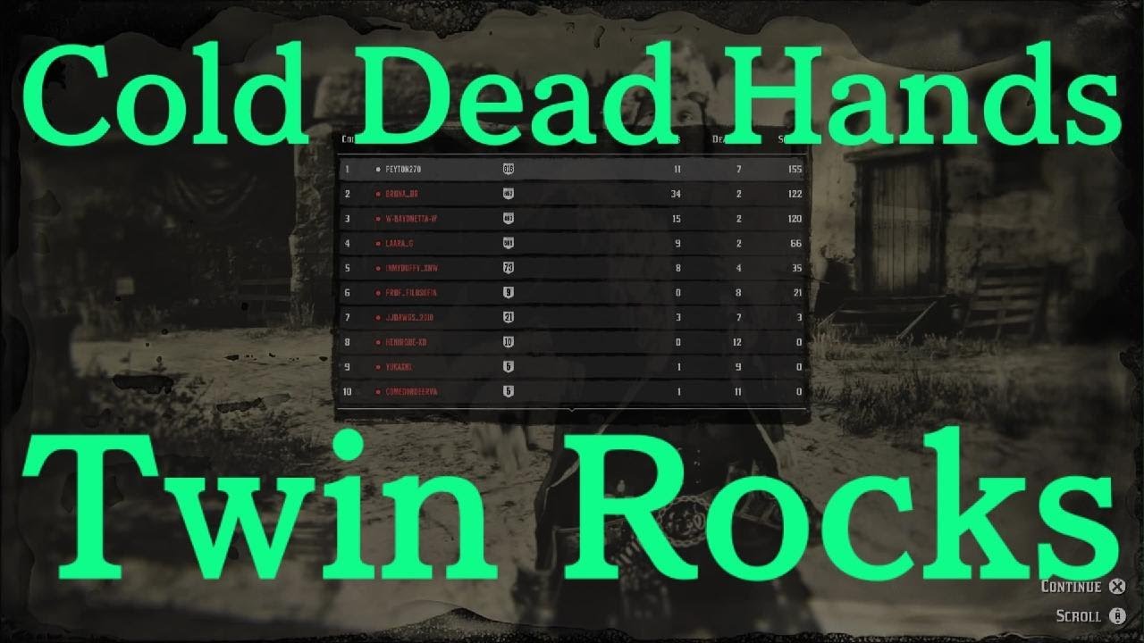 RDR2 - Cold Dead Hands at Twin Rocks