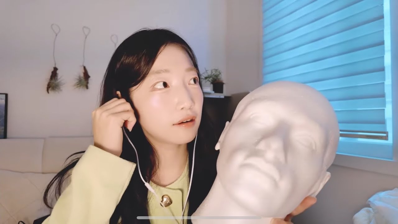 ASMR, 새로운 마이크 구매했어요💫🫧,SR3D dummy head mic🎧test
