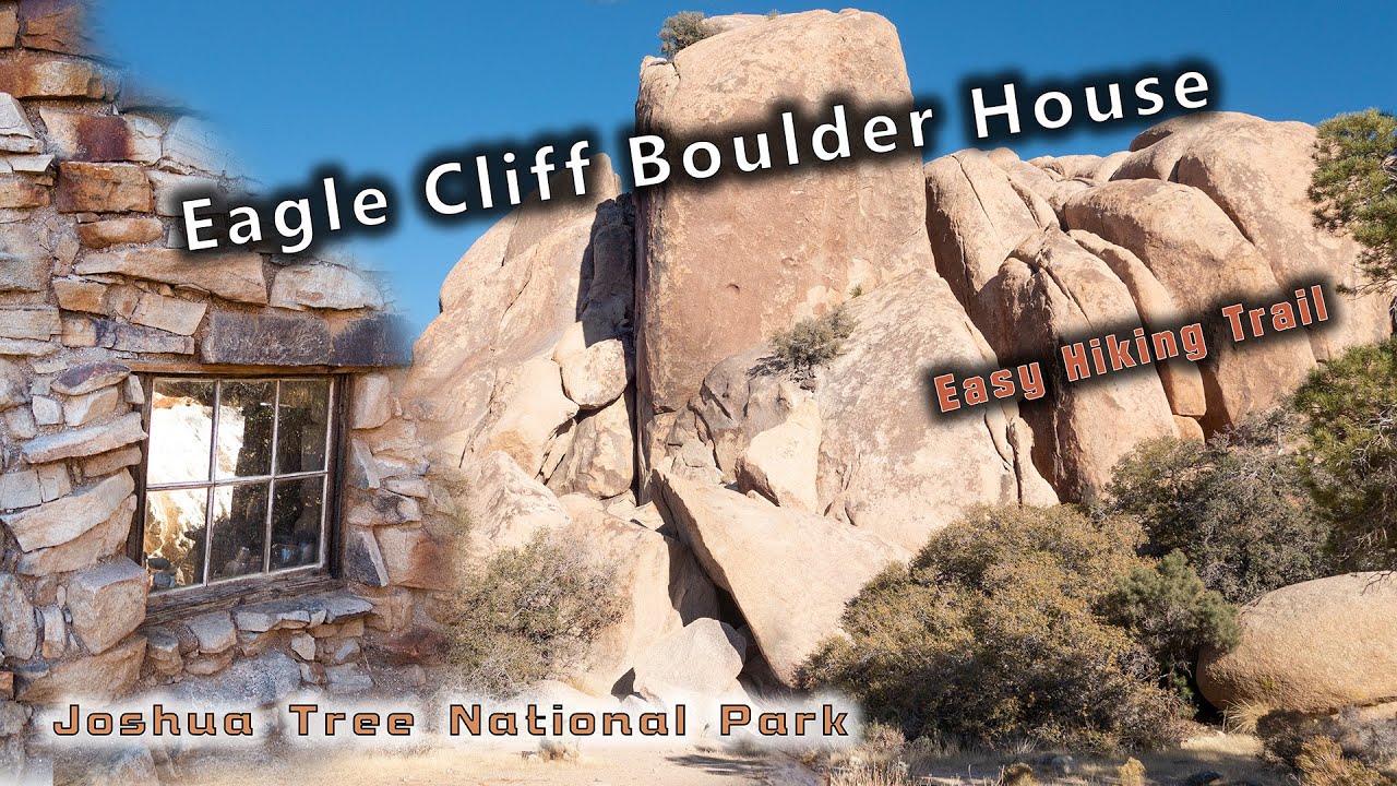 Joshua Tree Hidden Boulder House, Easy Hiking Trail.