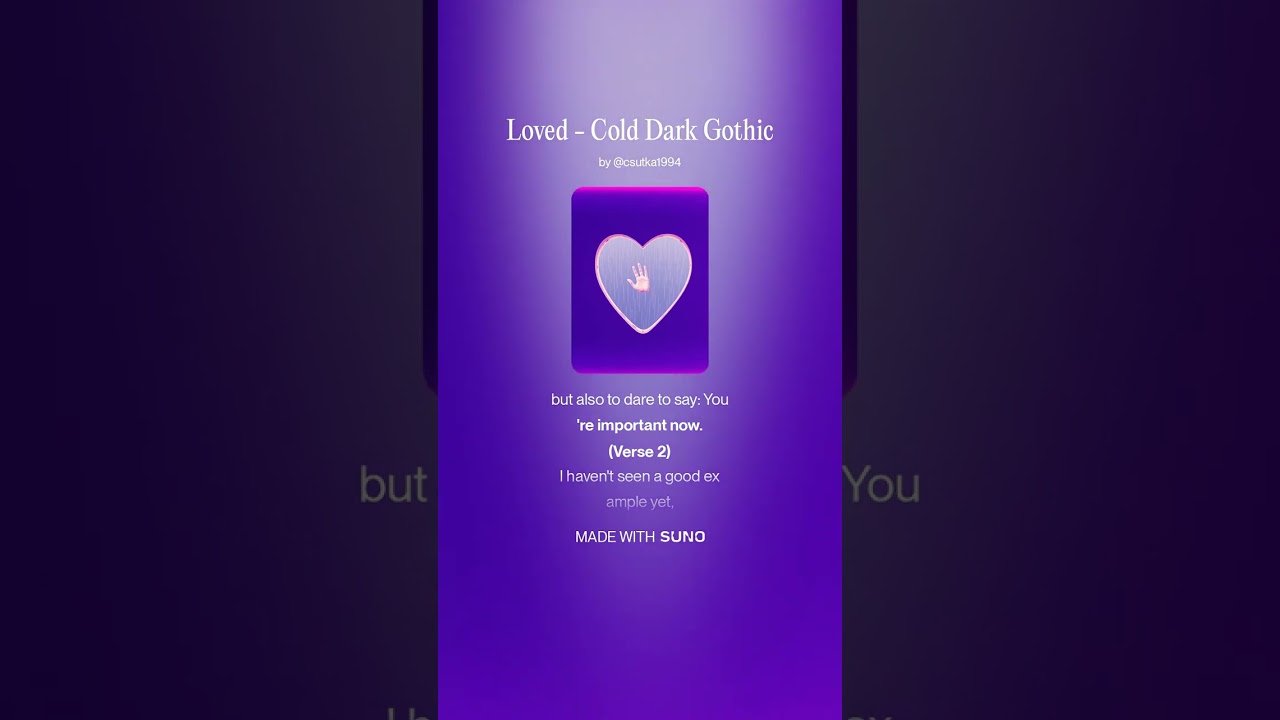 Loved  - Dynamic Wave Cold Dark Gothic