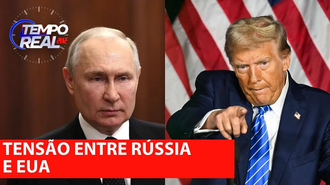 Medo? Kremlin pede prudência após envio de submarinos nucleares por Trump | TEMPO REAL