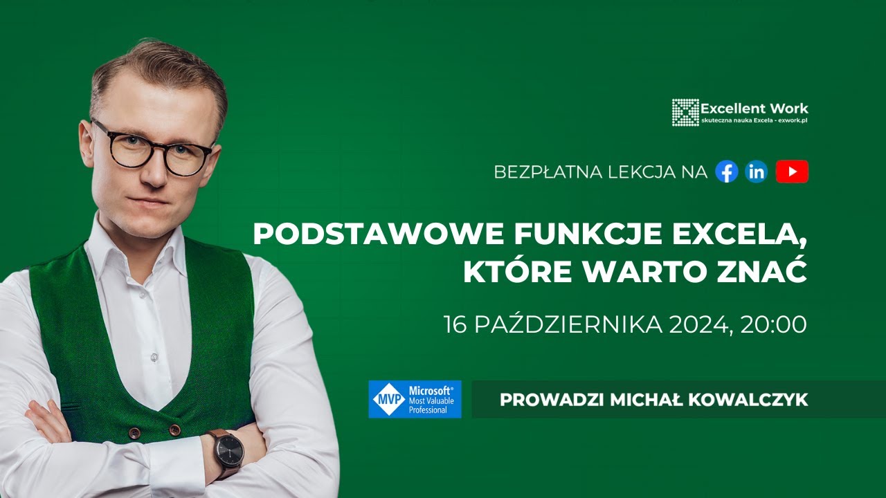 Podstawowe funkcje Excela, kt&oacute;re warto znać