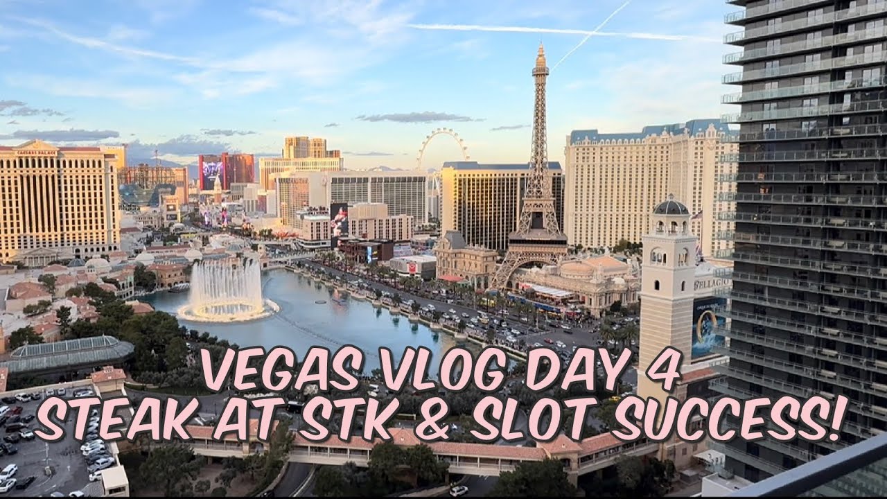 Steak & Slot Success! Day 4 ~ Las Vegas Vlog | Back at The Cosmo for STK, Slots & VP and Cocktails!
