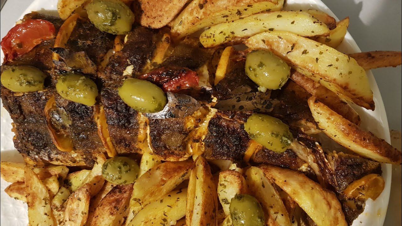 سمكة Grondin roug في الفرن ولا أروع 🐟😋🤗👌