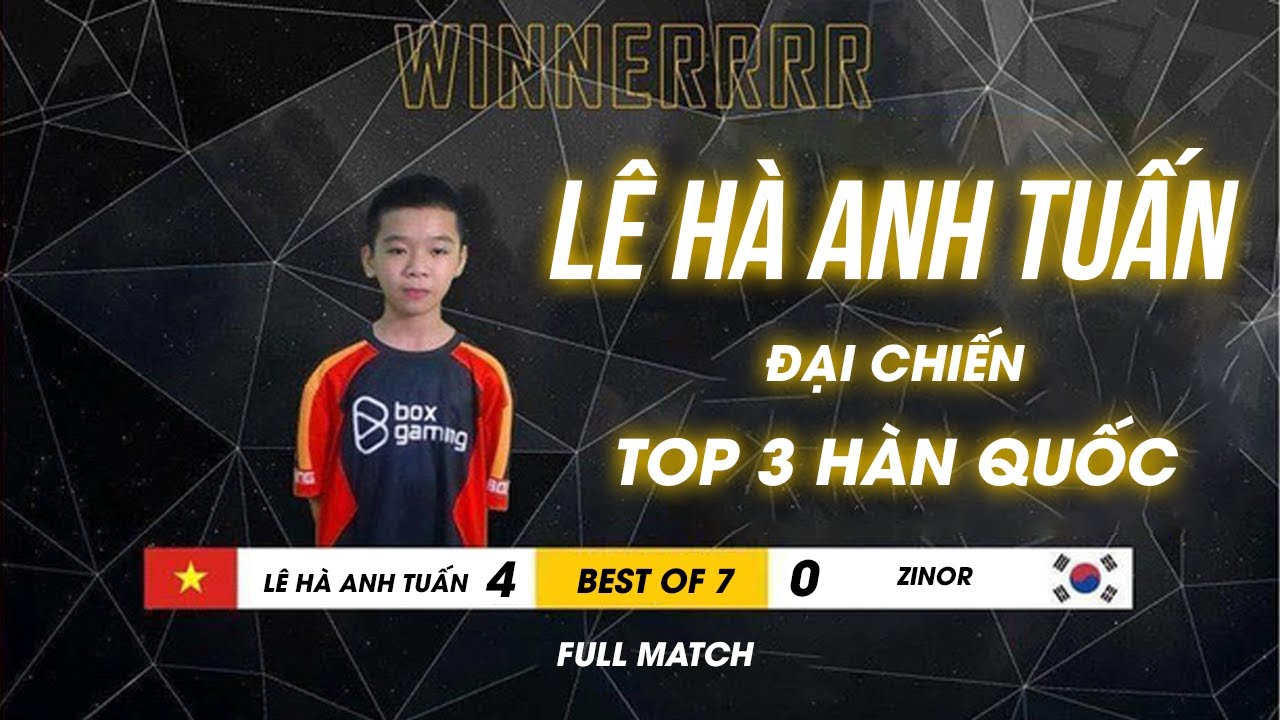 PES.VN| [RE-UP] Lê Hà Anh Tuấn (VN) vs Jinor (Hàn Quốc) | Thần đồng Việt Nam hủy diệt top 3 Hàn Quốc
