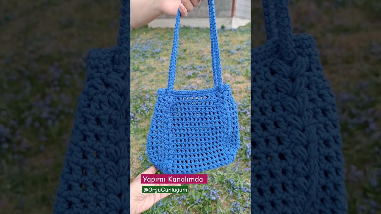 &Ouml;rg&uuml; G&uuml;nl&uuml;ğ&uuml;m Bir Yumakla Kolay &Ccedil;anta Yapımı diye aratırsanız karşınıza &ccedil;ıkacaktır ✨