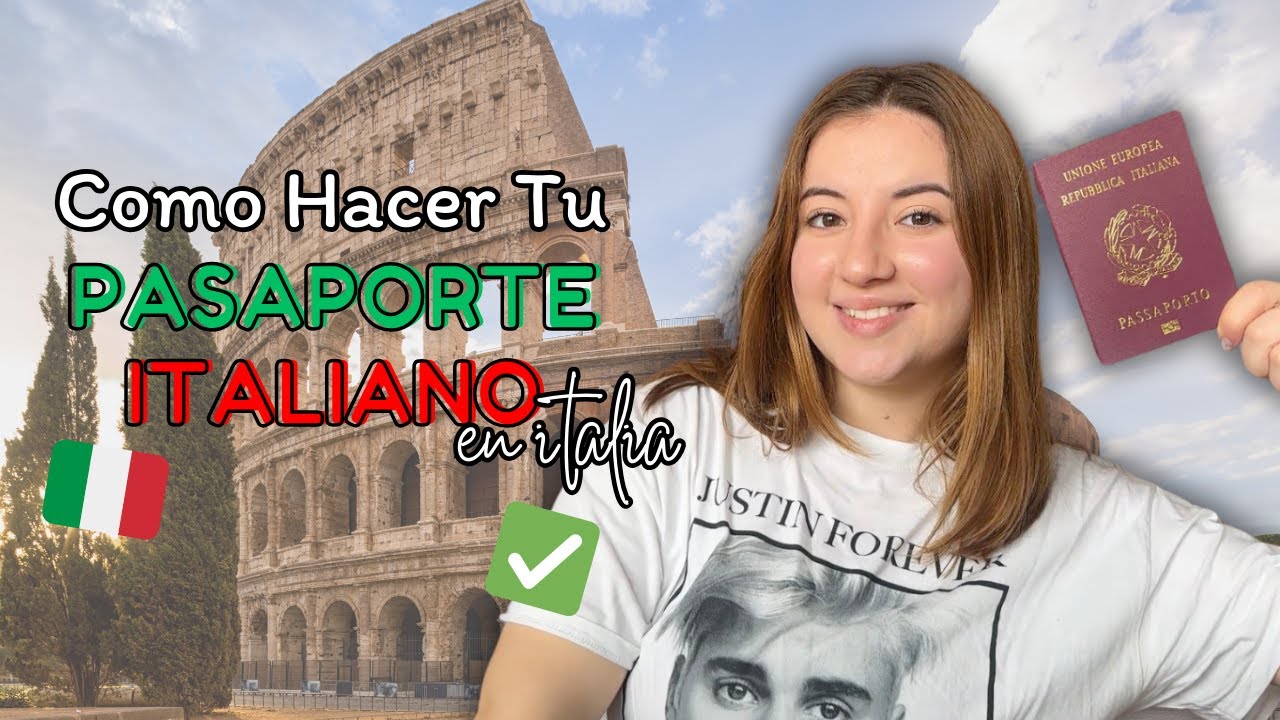 ¿CÓMO HACER EL PASAPORTE ITALIANO EN ITALIA? 🇮🇹