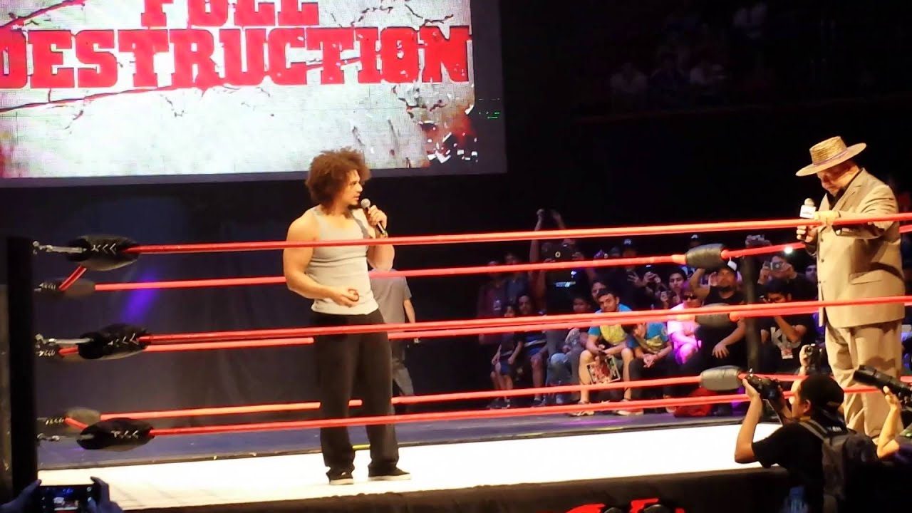 Inicio de Show con Hugo Savinovich, Carlito y MVP - Full Destruction 2015
