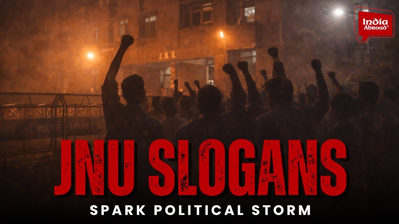 JNU में PM–HM के खिलाफ slogans, Umar Khalid–Sharjeel Imam support पर politics गरम