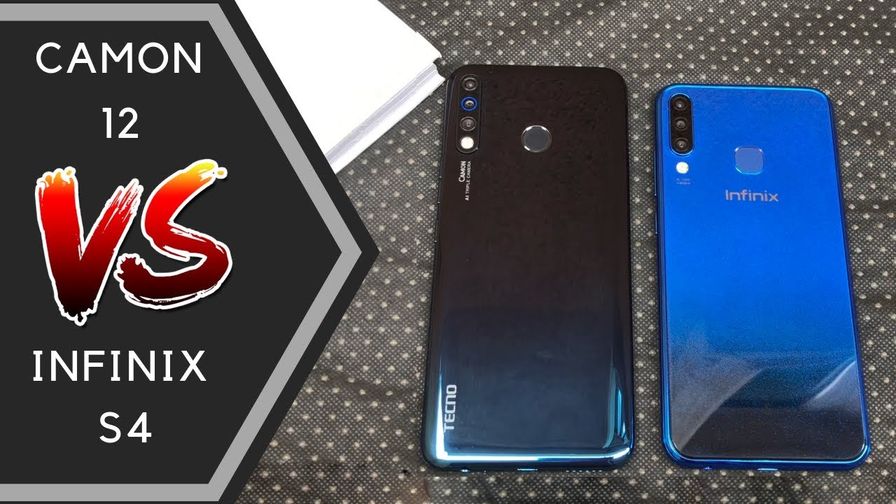 TECNO Camon 12 VS Infinix S4 (32GB Storage, 3GB RAM) Speed Test Comparison