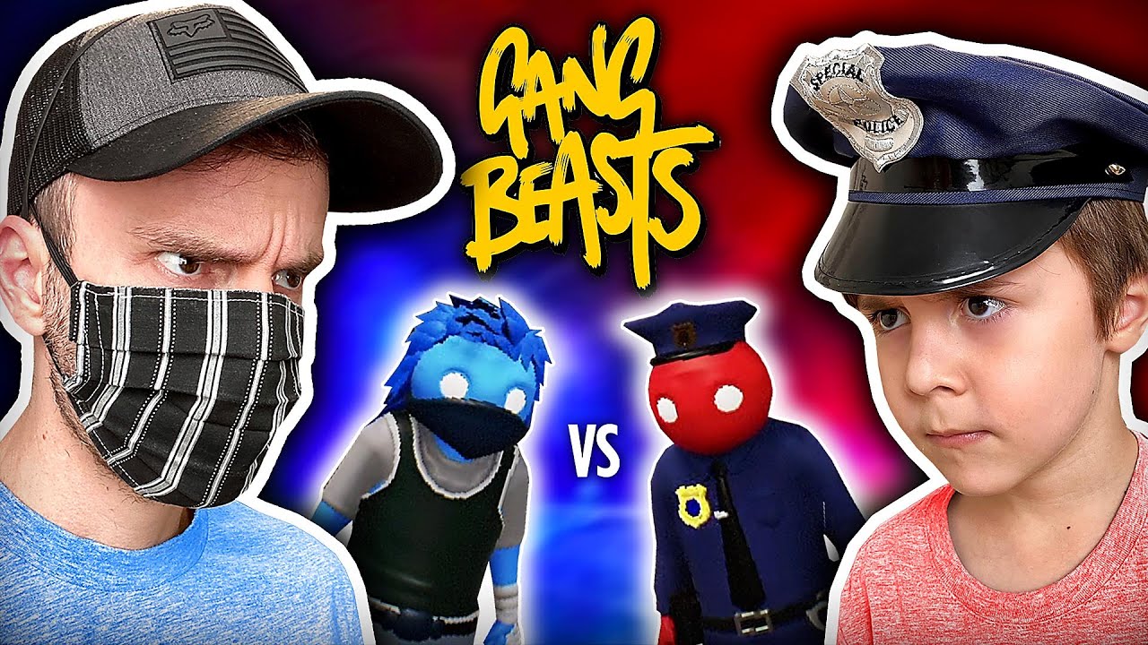 GANG BEASTS Policia VS Ladrão no Playstation 4 - BRANCOALA GAMES
