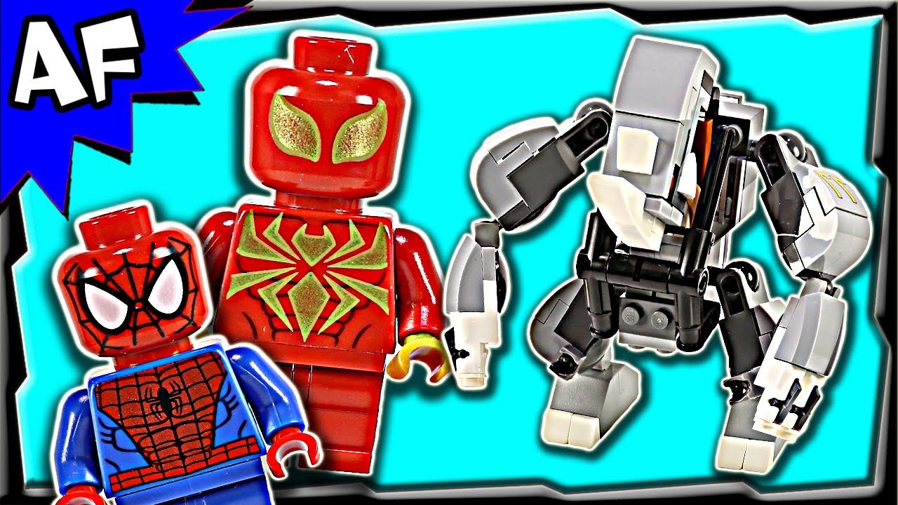 Lego Spiderman RHINO & SANDMAN Super Villain Team-up 76037 Stop Motion Build Review