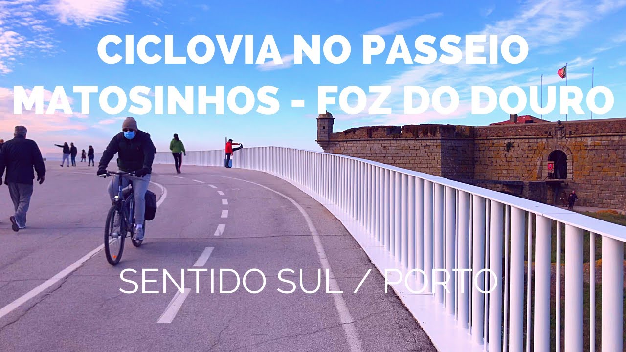 🇵🇹🚲 Ciclovia no passeio entre Matosinhos e Foz - Porto - Portugal