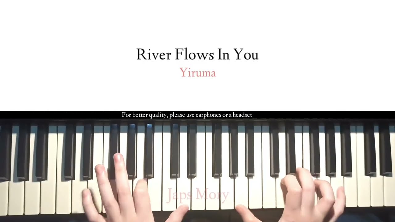 Yiruma - River Flows In You l Piano Cover