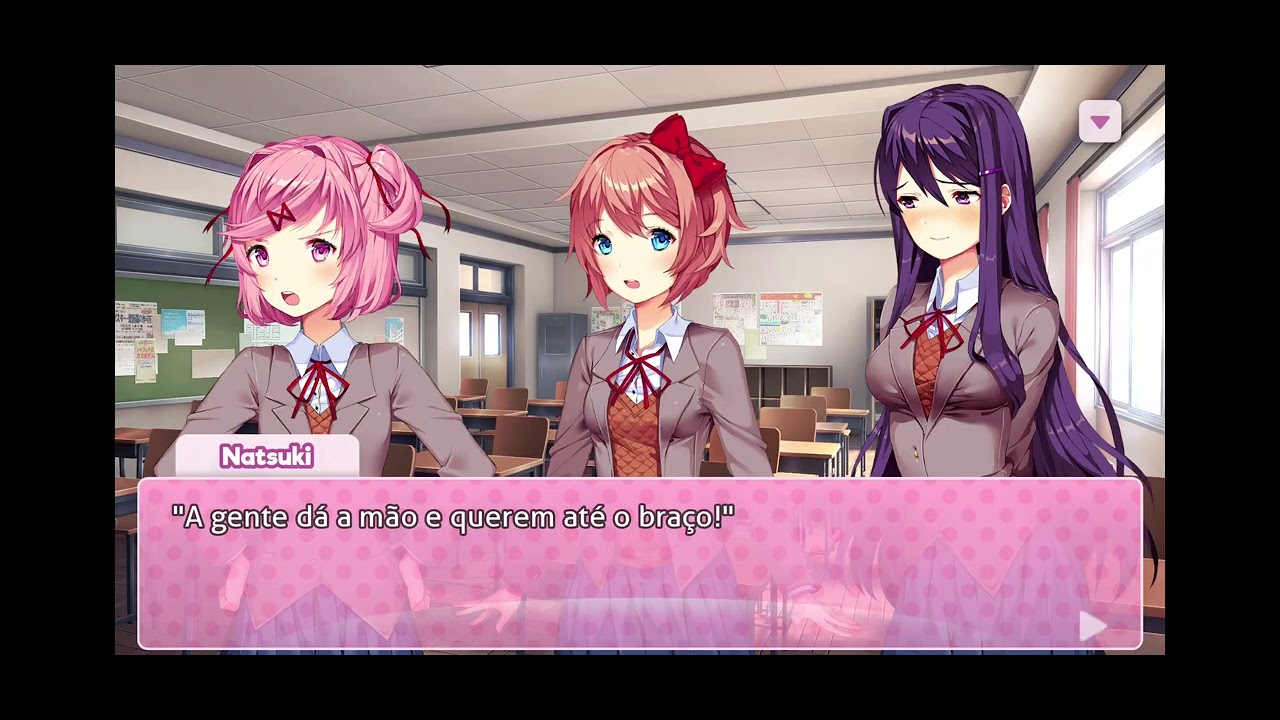 Ela tá tão na minha...doki doki literature club