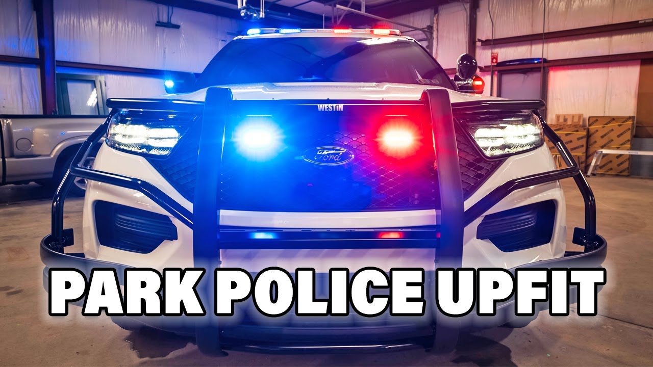 Park Police Emergency Vehicle Upfit