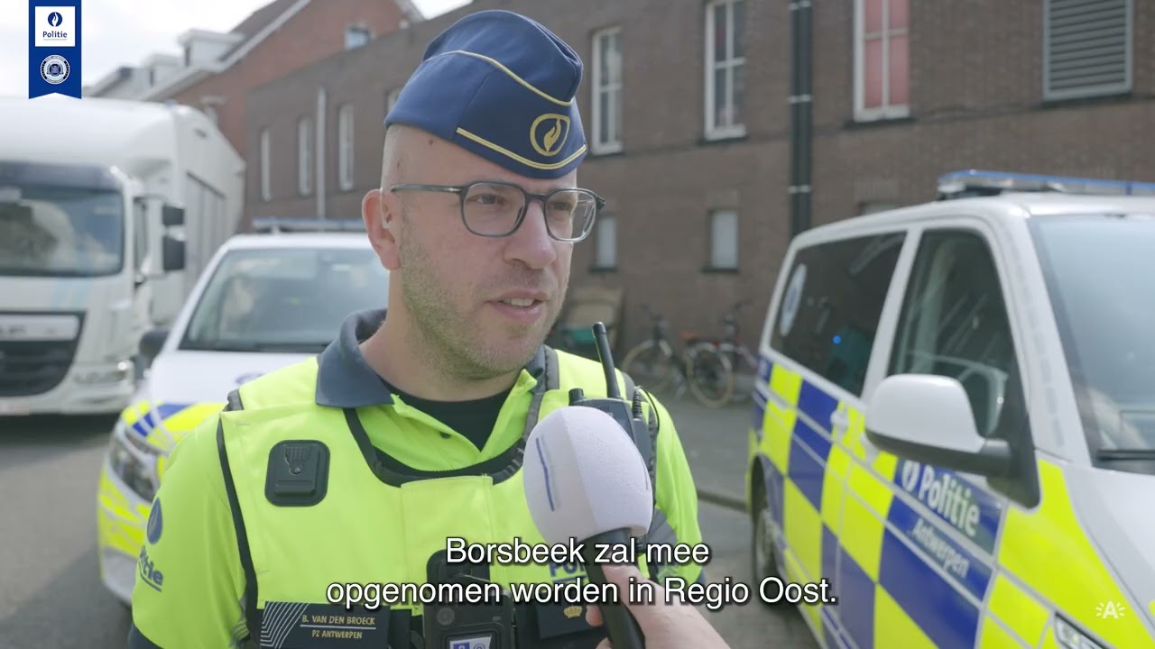 Borsbekenaars maken kennis met Politiezone Antwerpen