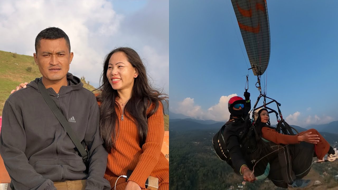 BIR trip with my hubby💗🥰✨| billing paragliding 🪂😱| Amazing experience 😍#tibetanyoutuber #travel