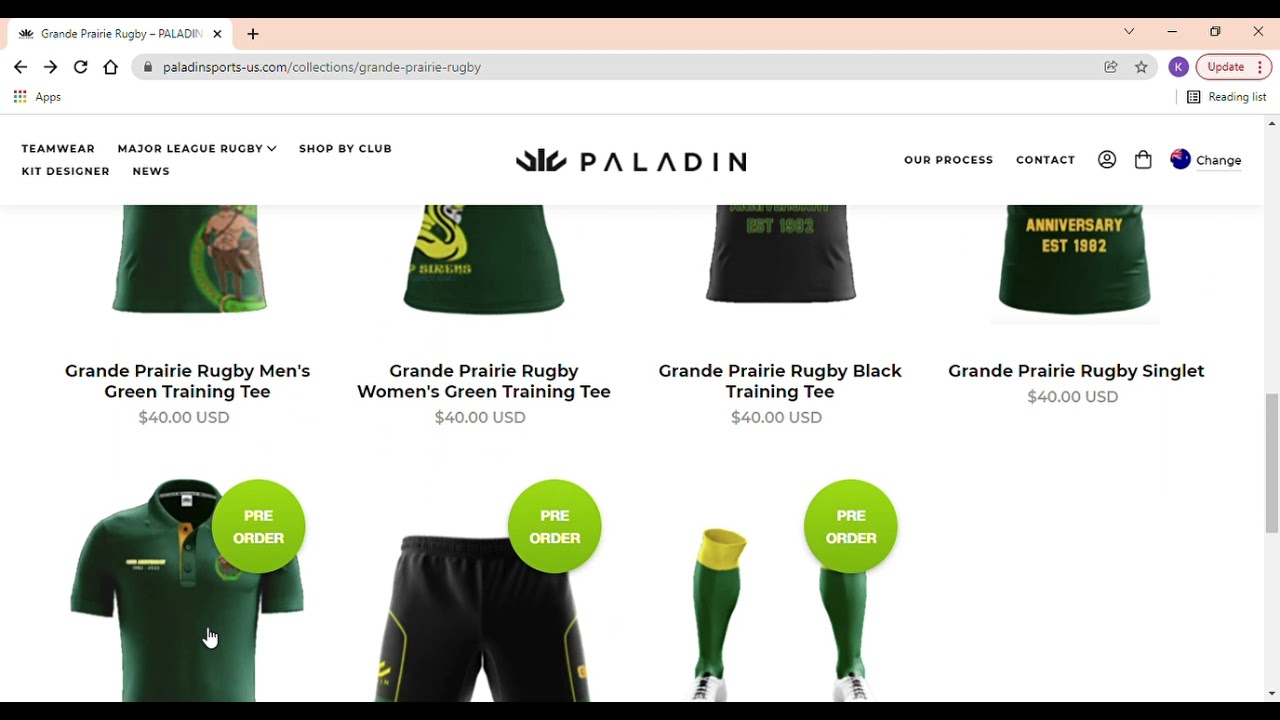 Grande Prairie Rugby &ndash; PALADIN SPORTS USA