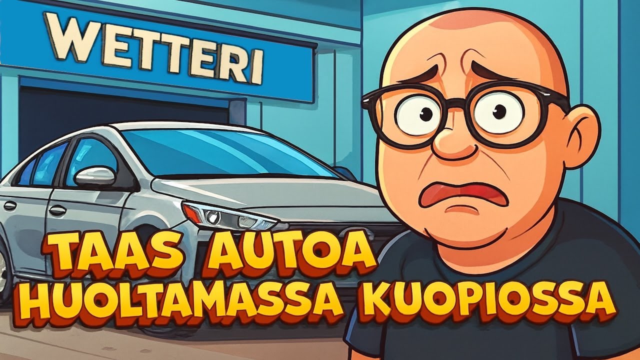 VUODEN EKA VIDEO! PÄIVÄ KUOPIOSSA. AUTO HUOLTOON JA UKKO LEFFAAN.