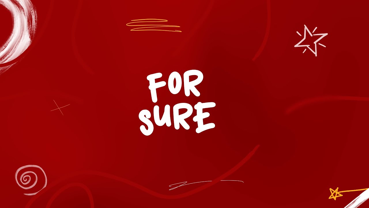 08 For Sure - Arrow Bwoy and Azawi (Lyric Visualizer)
