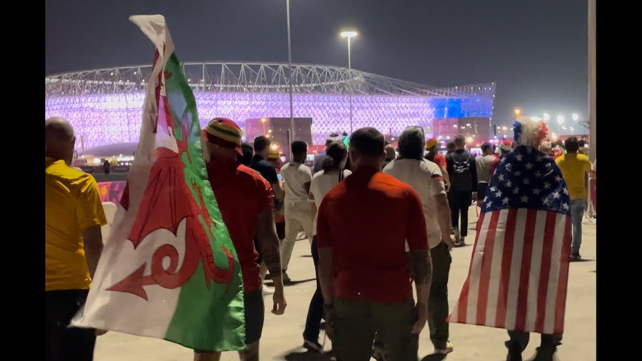 USA VS Wales The FIFA World Cup 2022 Qatar pre-match ceremony