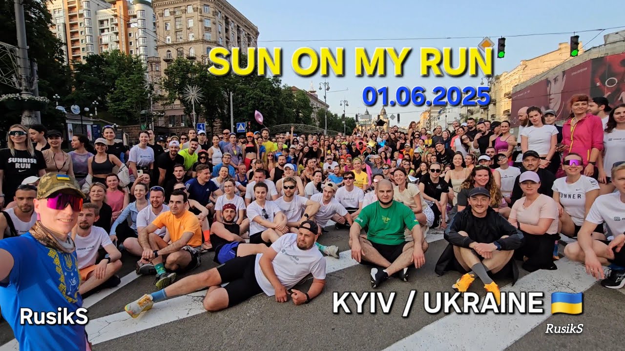 SUN ON MY RUN 01.06.2025 Kyiv /UKRAINE 🇺🇦